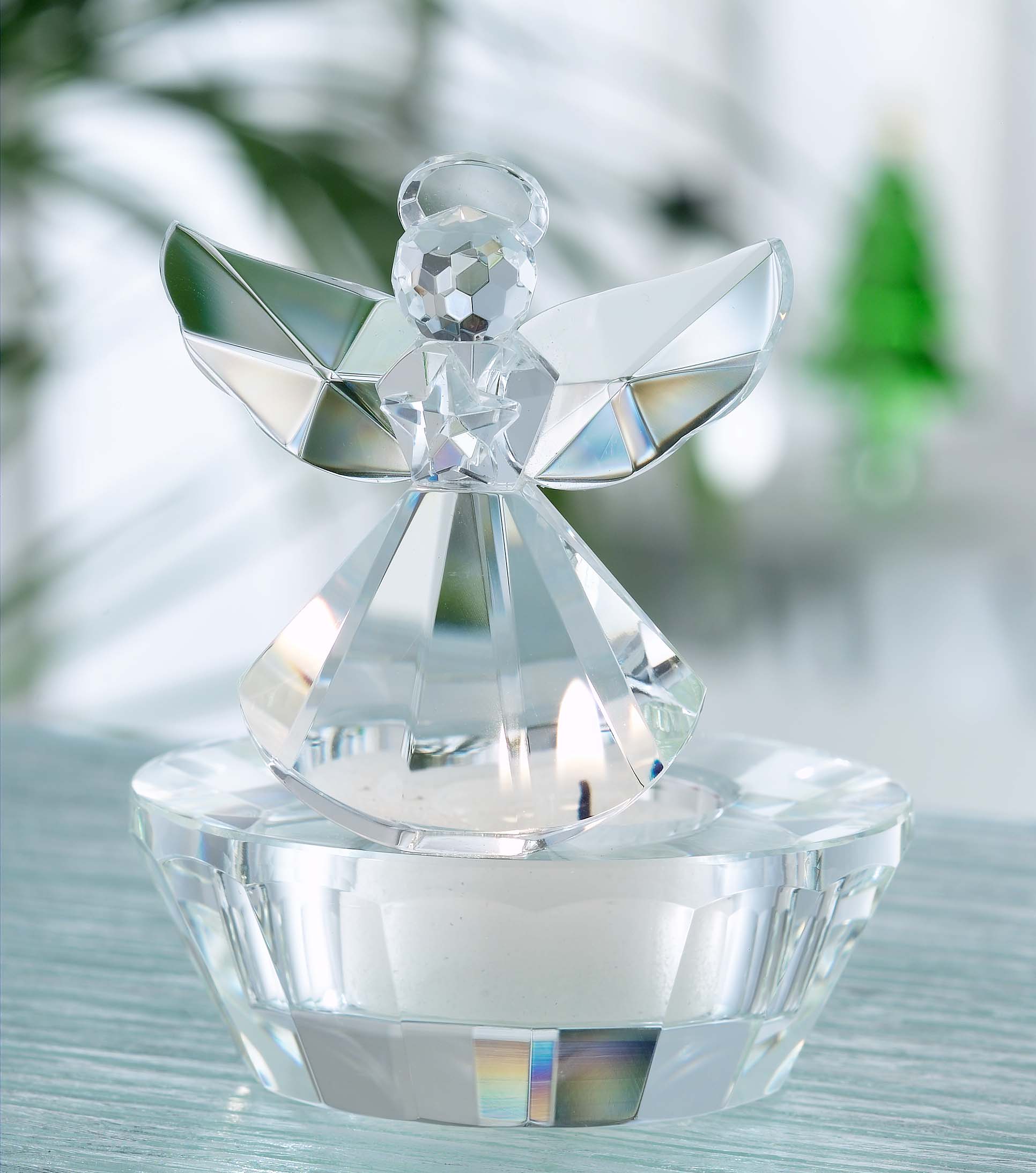 Galway Crystal Angel Votive Blarney