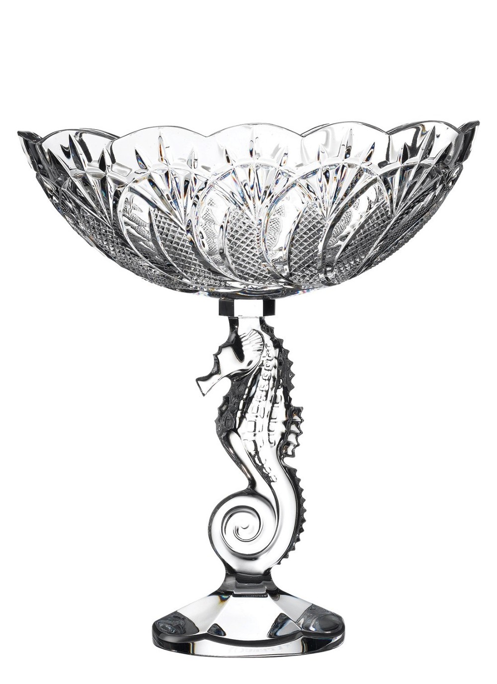 Waterford Crystal Seahorse Centre Piece Blarney