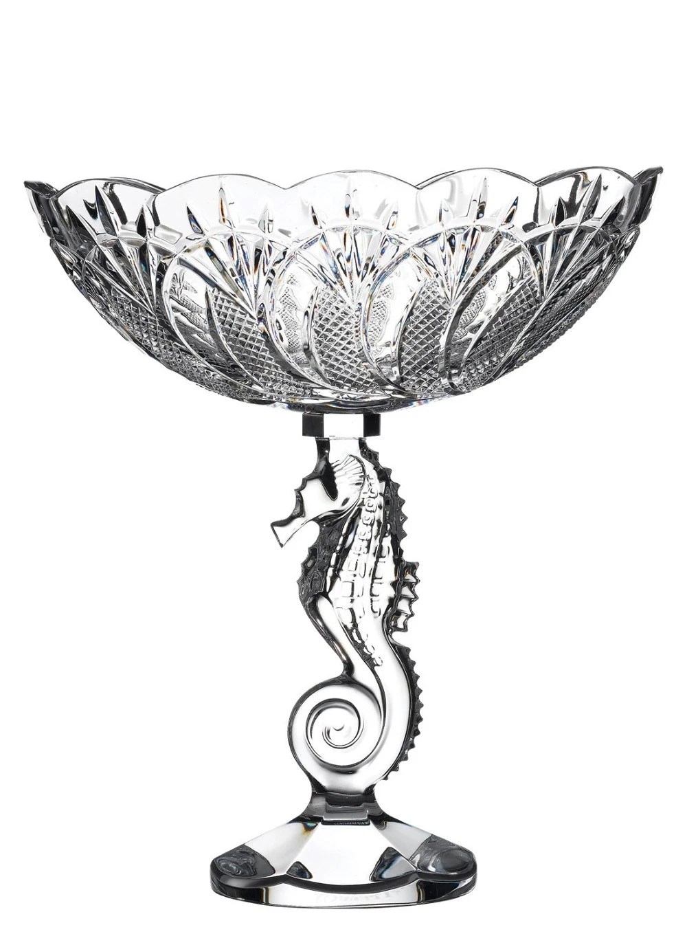 Waterford Crystal Seahorse Centre Piece Blarney