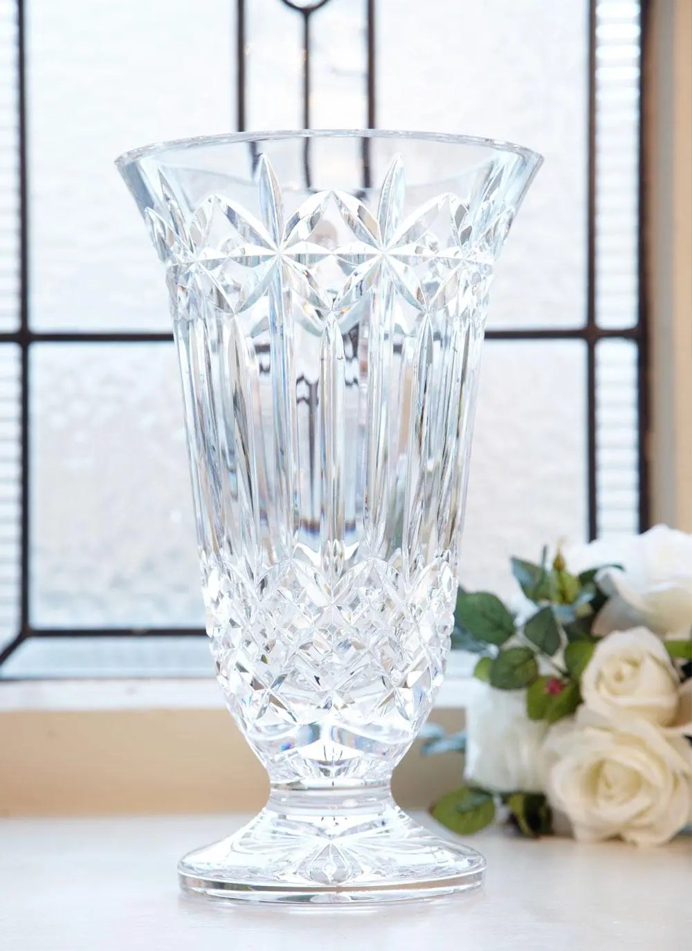 Waterford Crystal Starburst 8.5 Inch Vase Blarney