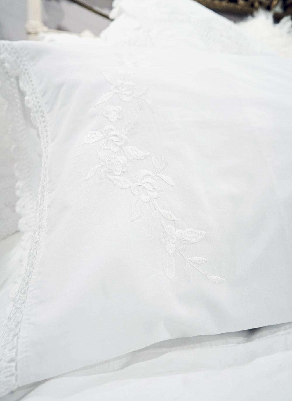 Donegal Embroidered Housewife Pillowcase Blarney