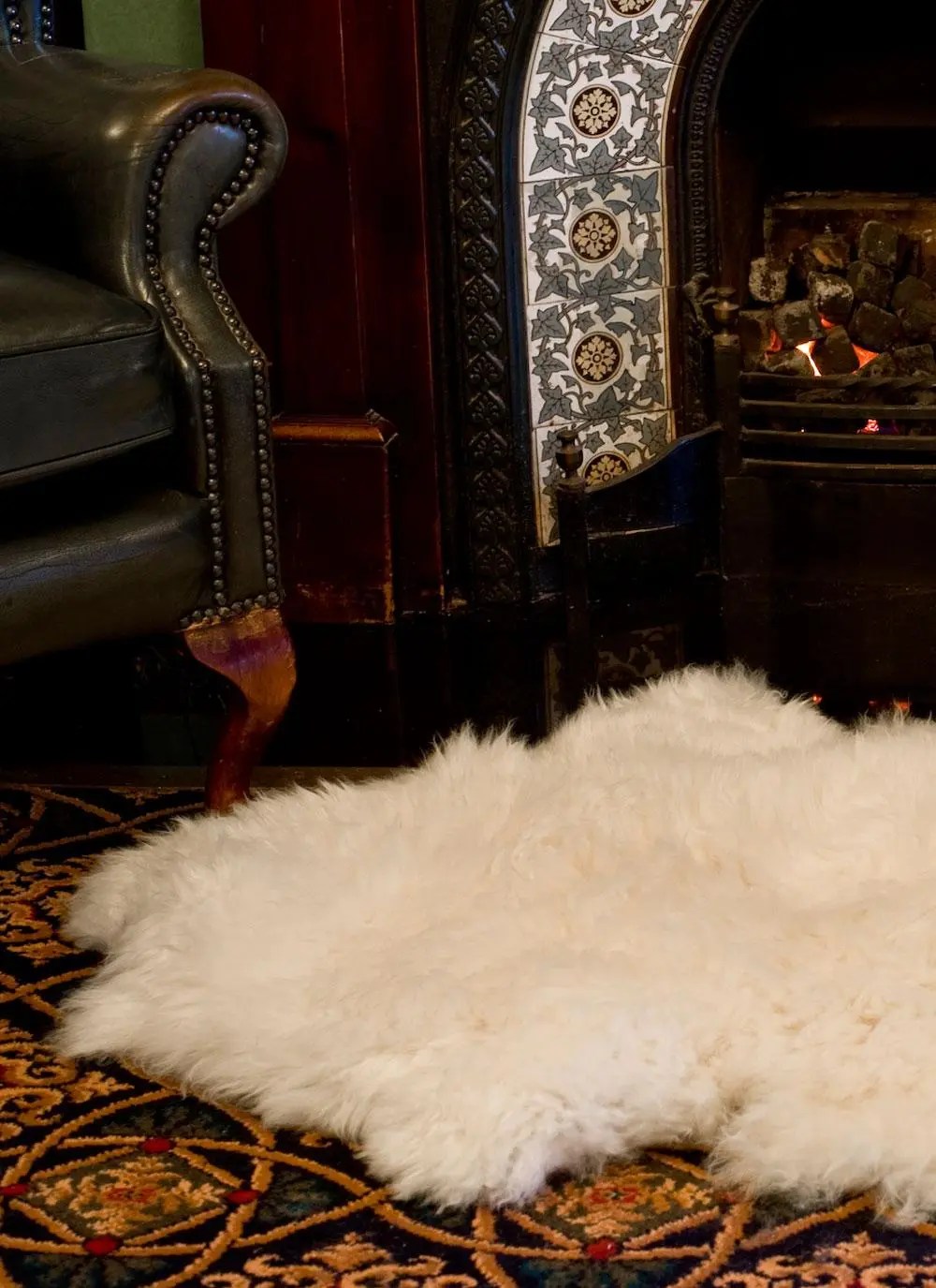 Irish Sheepskin Rug Double Blarney