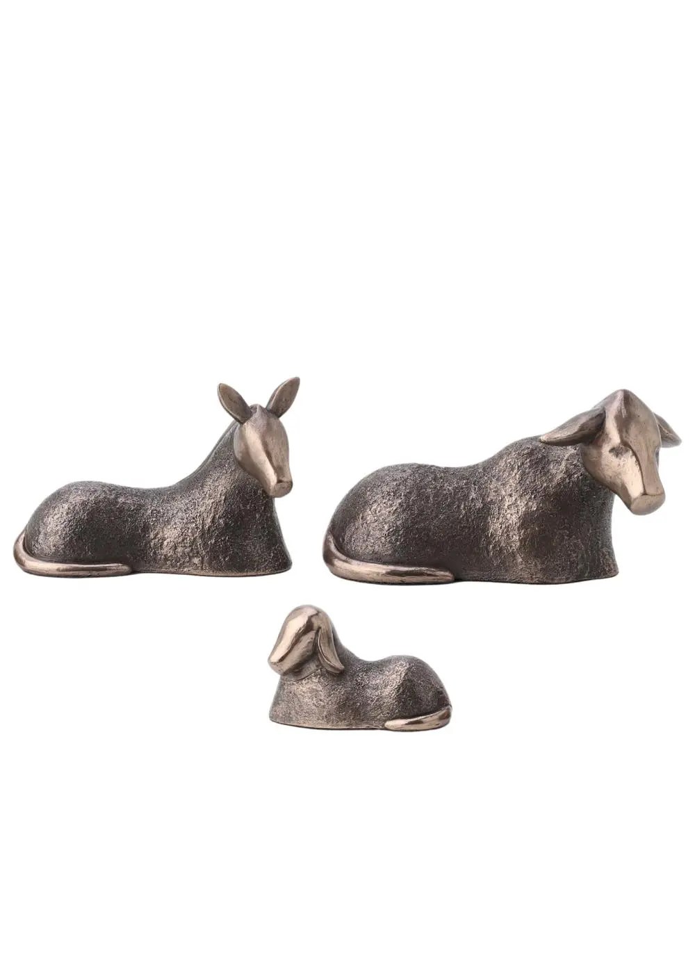 Bronze Nativity Animal Ornaments Genesis Blarney