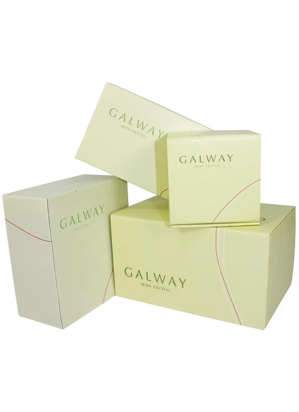 Galway Crystal Personalized Bride and Groom Floral Flute (Pair) Blarney