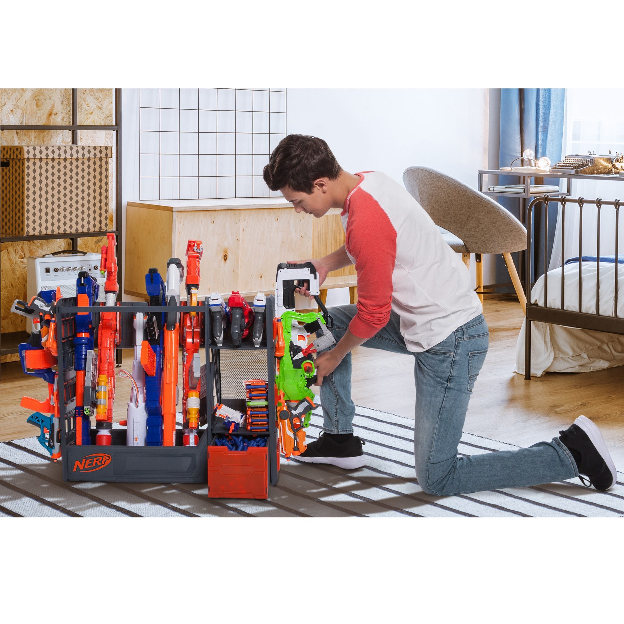 NERF Elite Blaster Rack BlasterTime