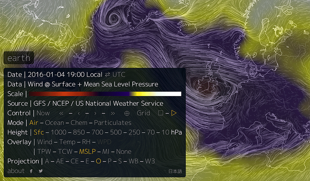 Faszinierende Wetterapplikation EARTH Blauwasser.de