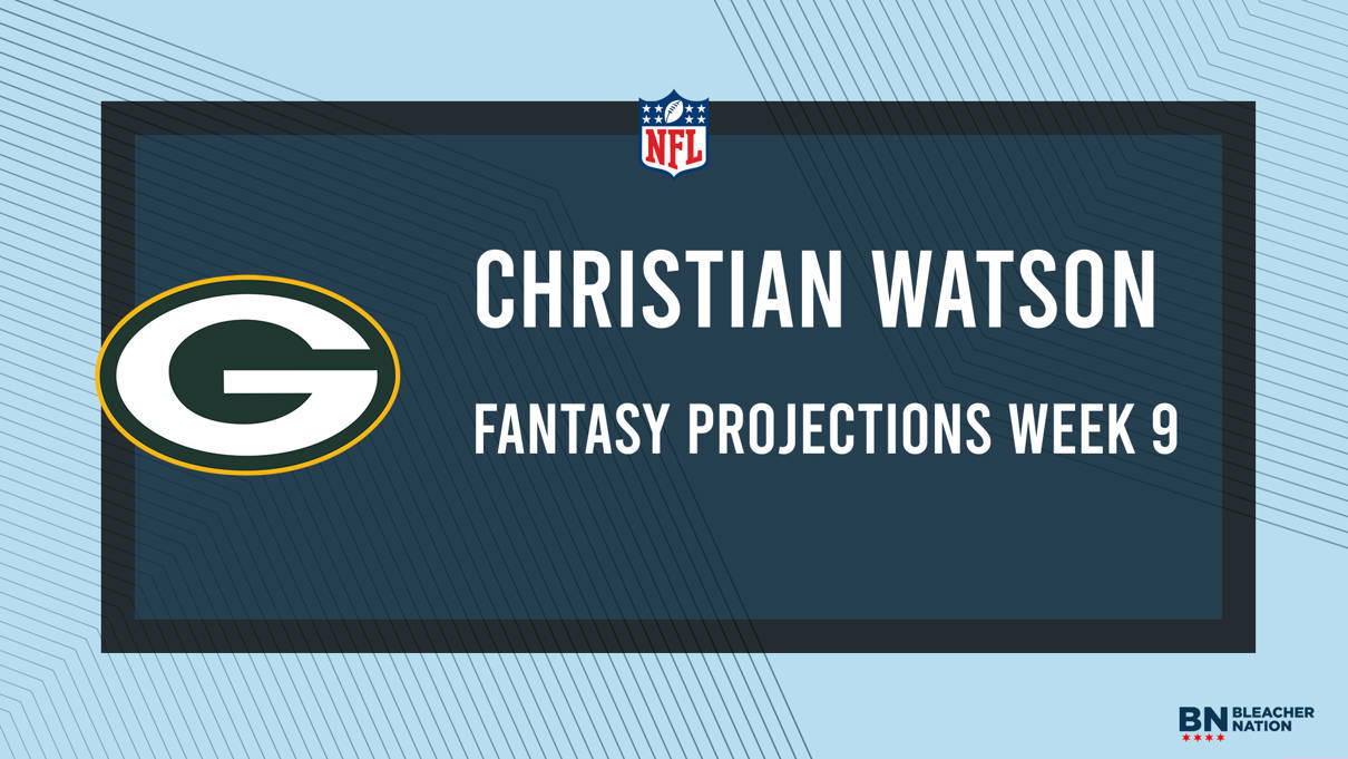 Christian Watson Fantasy Week 9 Projections vs. Lions, Points and