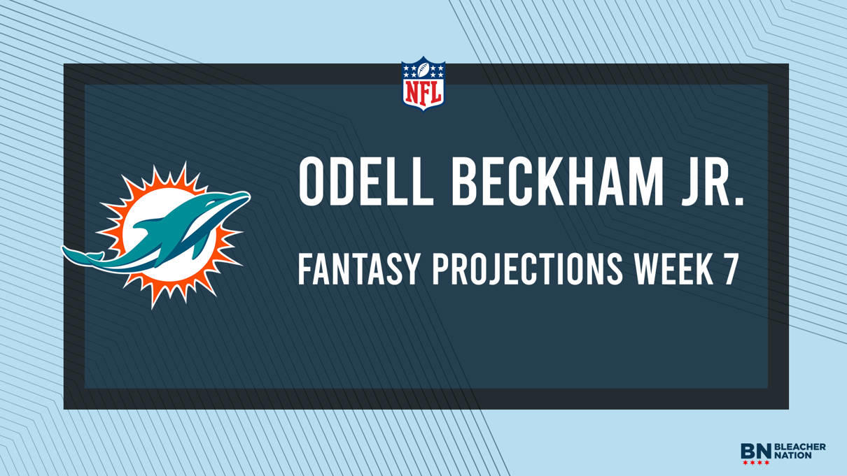 Odell Beckham Jr. Fantasy Week 7 Projections vs. Colts, Points and