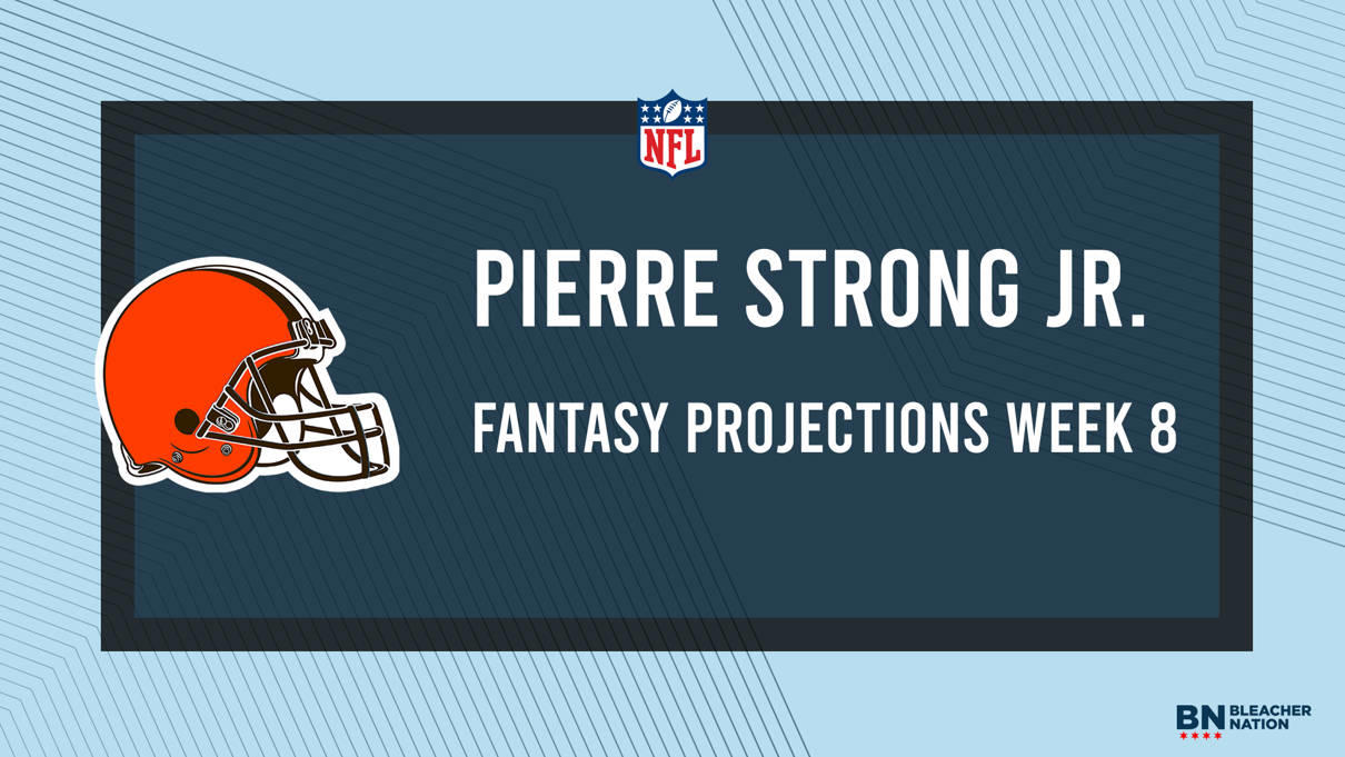 Pierre Strong Jr. Fantasy Week 8 Projections vs. Ravens, Points and