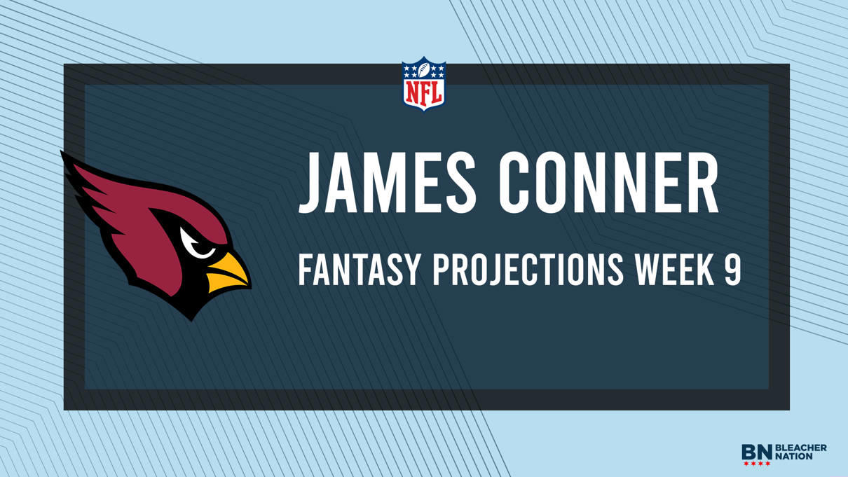 James Conner Fantasy Week 9 Projections vs. Bears, Points and Stats