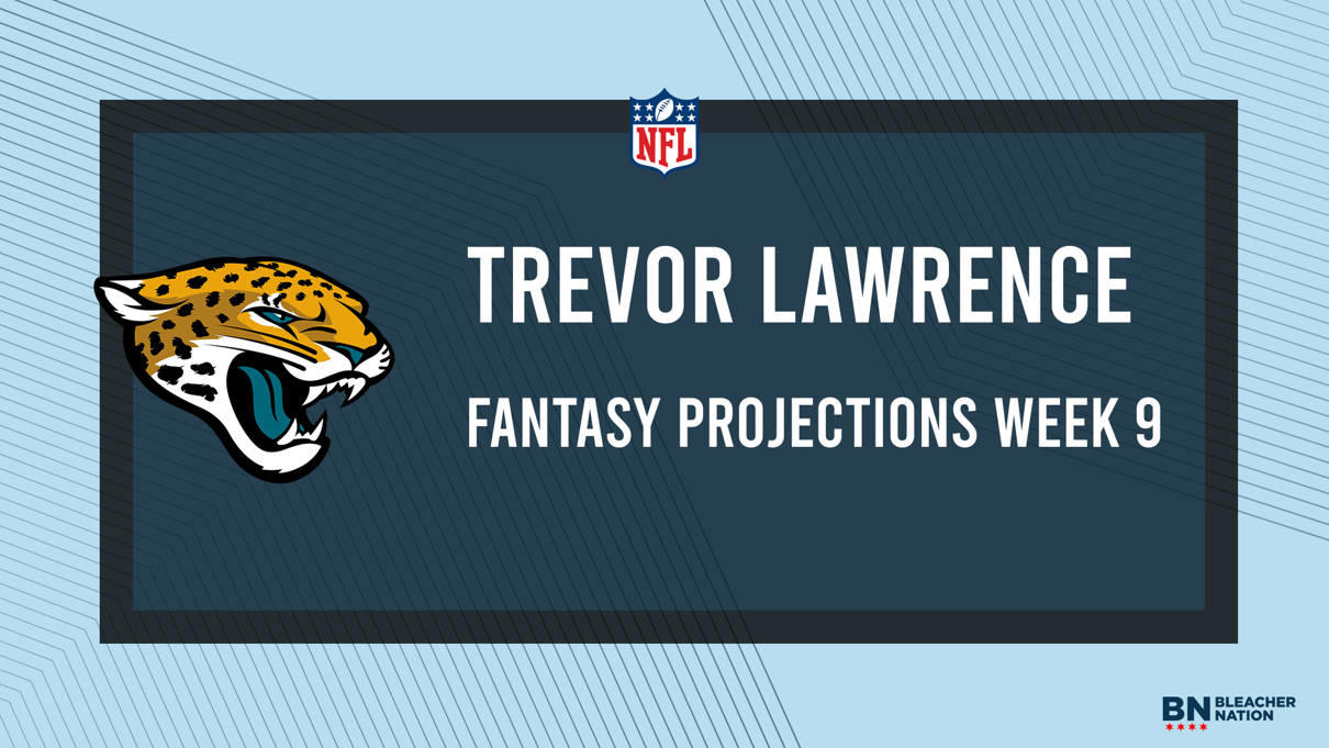 Trevor Lawrence Fantasy Week 9 Projections vs. Eagles, Points and Stats, Start or Sit