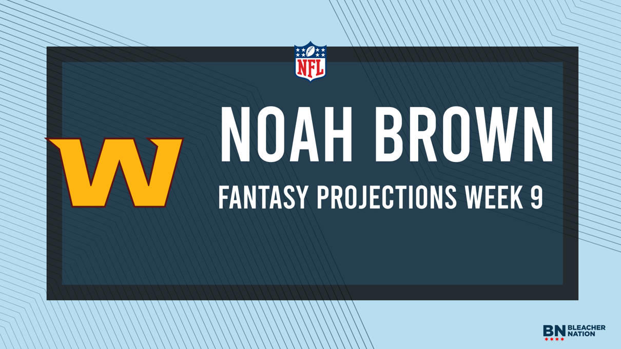 Noah Brown Fantasy Week 9 Projections vs. Giants, Points and Stats, Start or Sit Bleacher Nation