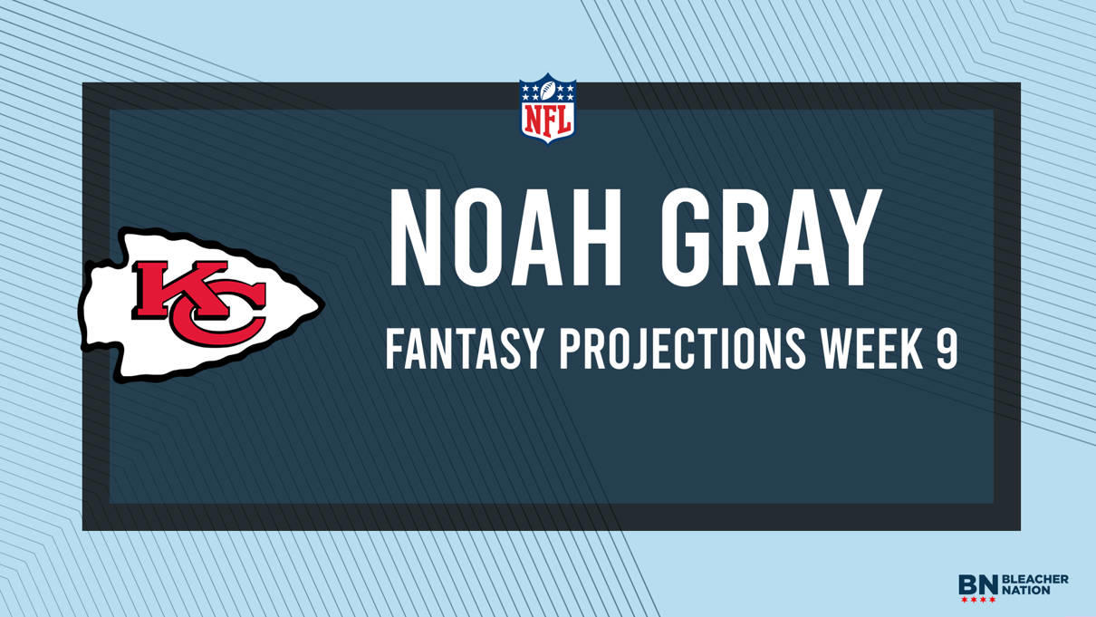 Noah Gray Fantasy Week 9 Projections vs. Buccaneers, Points and Stats, Start or Sit Bleacher