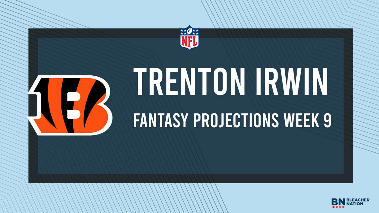 Trenton Irwin Fantasy Week 9 Projections vs. Raiders, Points and Stats, Start or Sit Bleacher