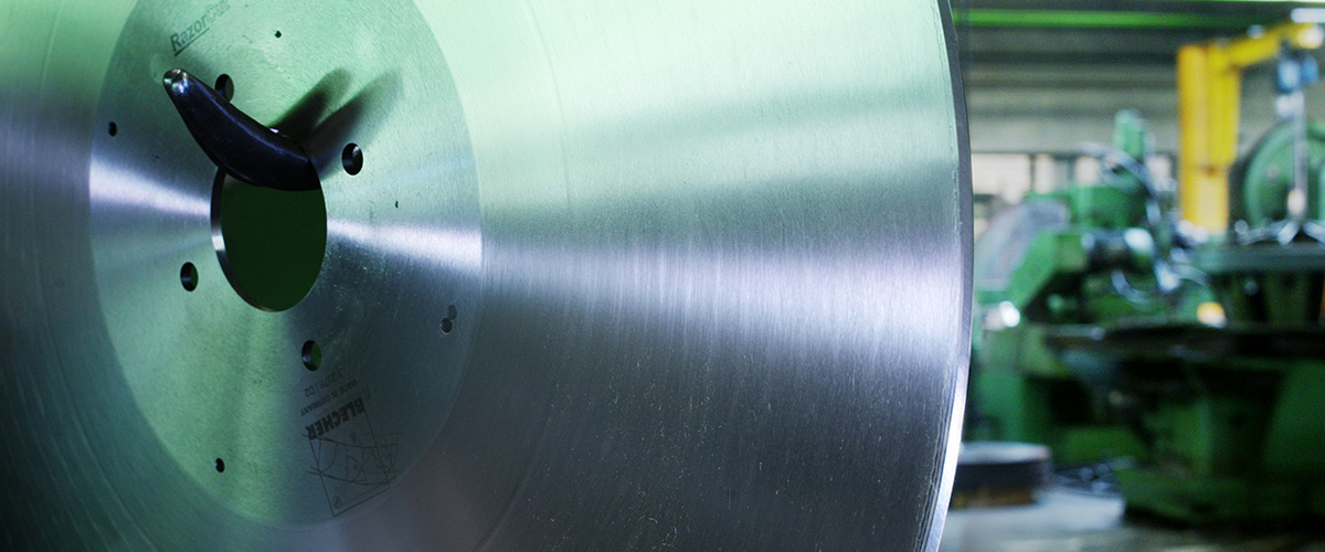 Tissue Paper Cutting Log Saw Blade BLECHER German Cutting