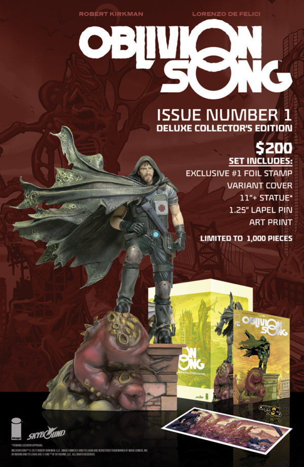A Letter from Robert Kirkman to Comic Book Retailers for Oblivion Song 1