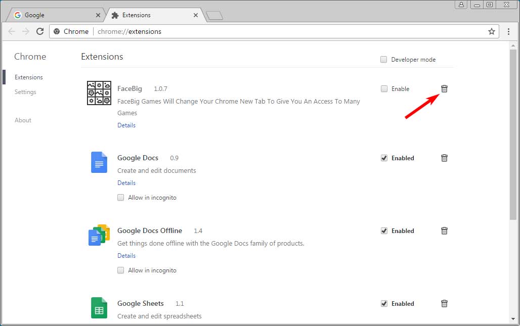How to Disable and Remove Developer Mode Extensions in Chrome