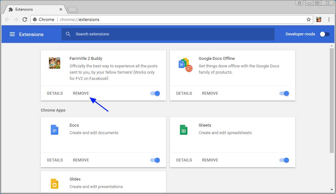 How to Remove a Google Chrome Extension
