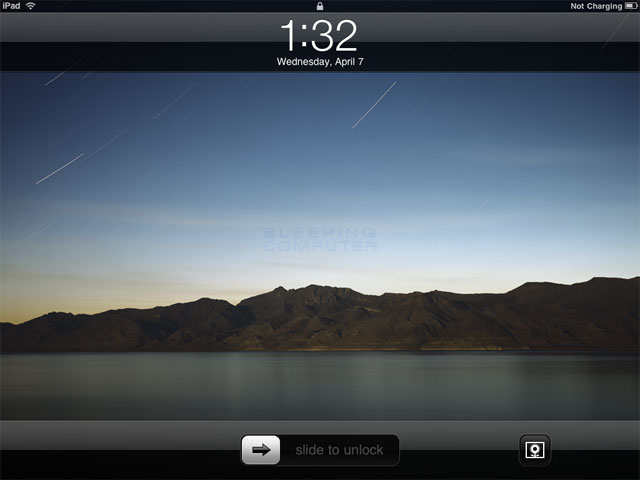 How to lock your iPad