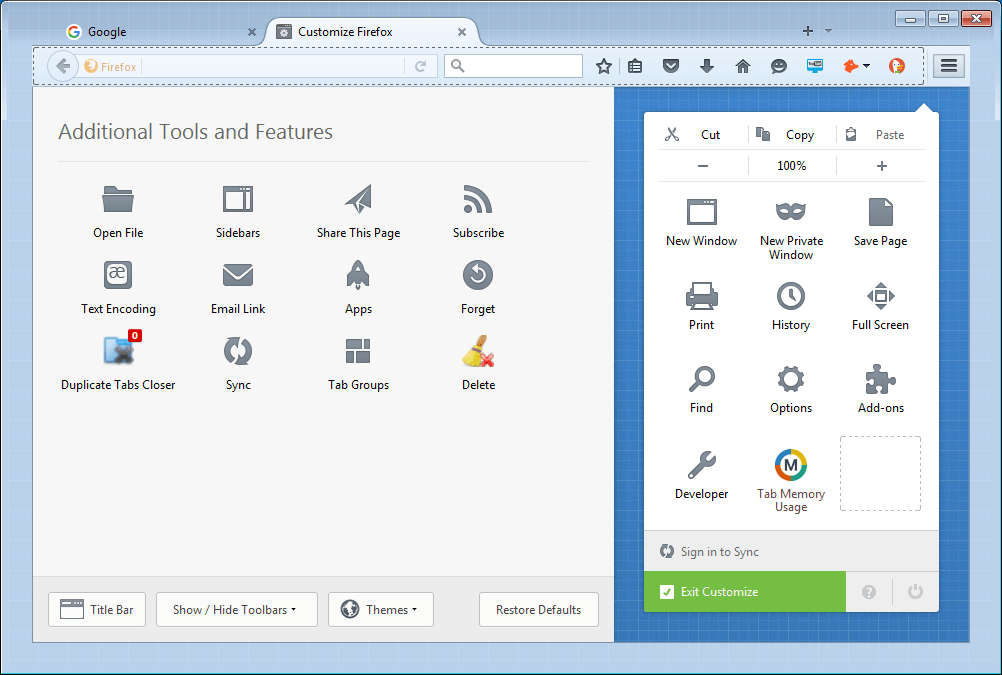 How to Remove a Button from the Firefox Menu LaptrinhX