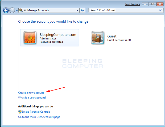 Cómo crear una nueva cuenta de usuario en Windows 7 y Windows Vista