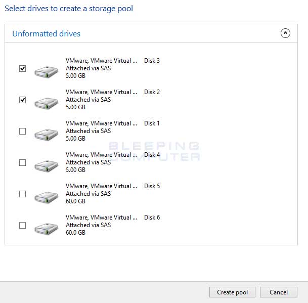 How to configure Storage Spaces in Windows 8