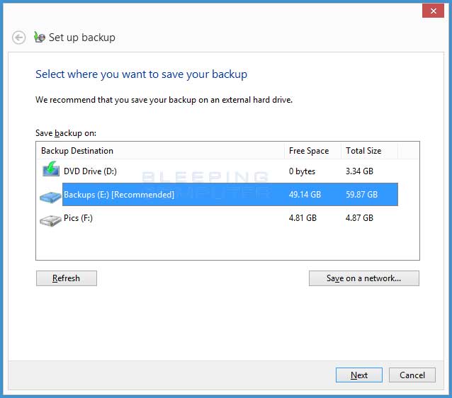 Purpose Building How To Create A Windows Backup System Image In Win