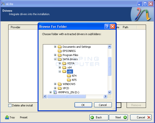 Slipstreaming Windows XP To Create a Bootable Windows XP CD or DVD