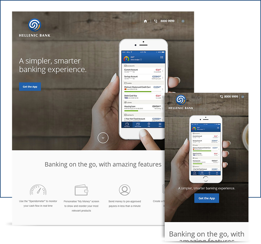 Case study Hellenic Bank BLEND Digital Agency