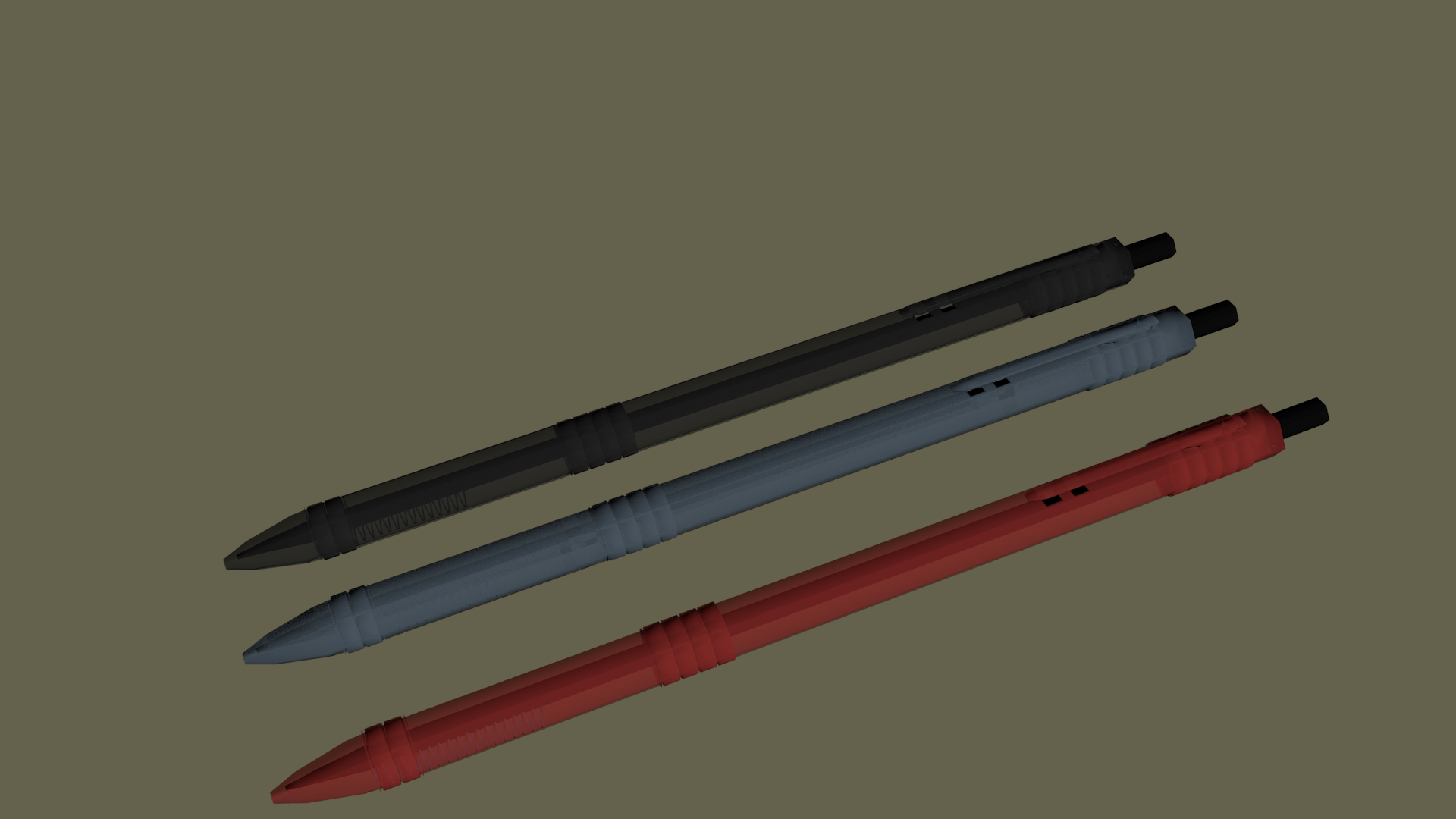 pens Blender 3D Models Blender 3D Models