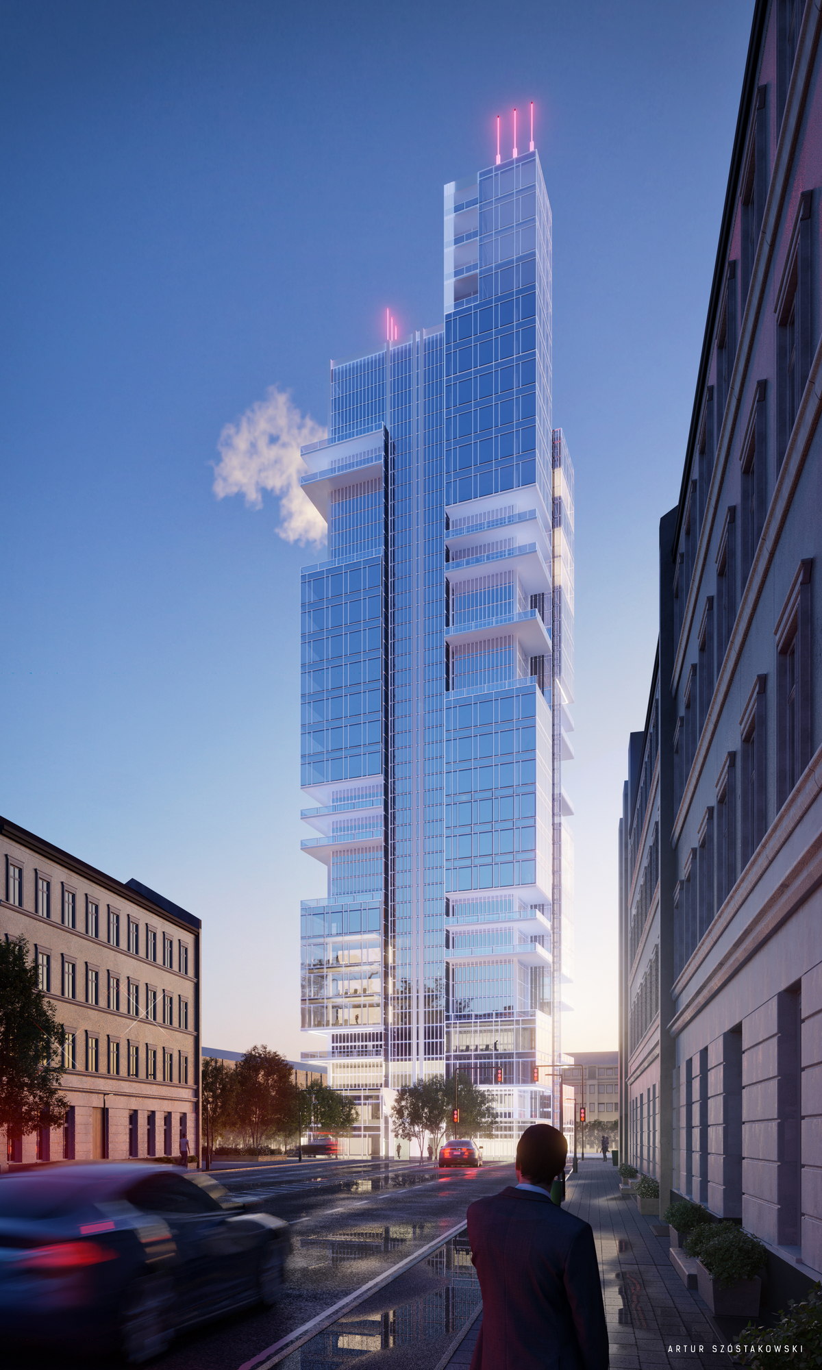 Skyscraper render with Blender Cycles (Profile) • Blender