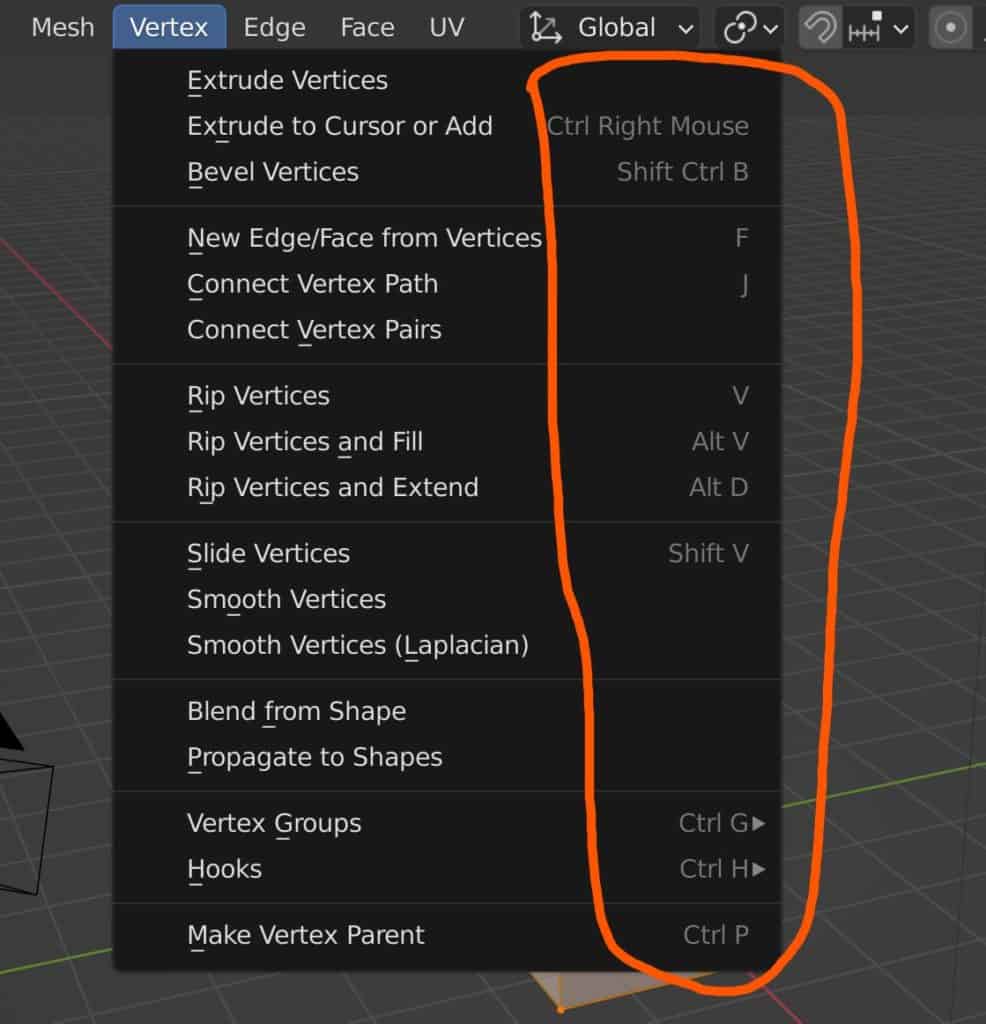 What Are The Shortcuts For Edit Mode In Blender? blender base camp