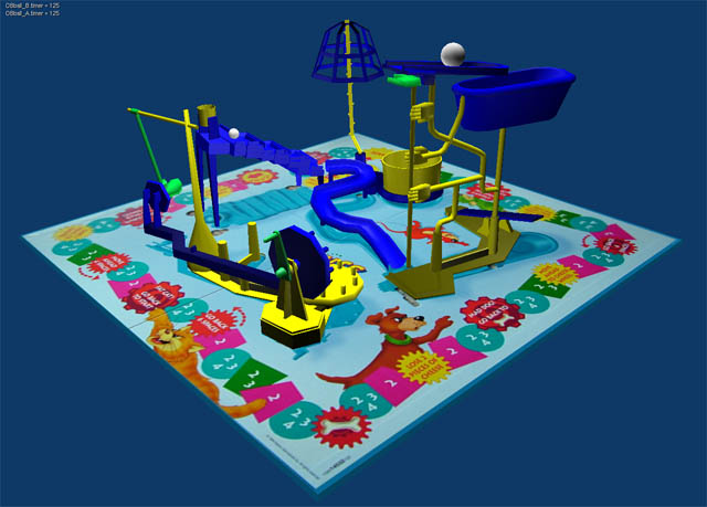 Bullet Physics Contest Best Rube Goldberg Device wins a
