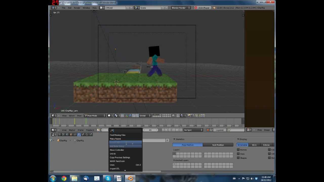 How to Make 3D Minecraft Animations with Blender BlenderNation