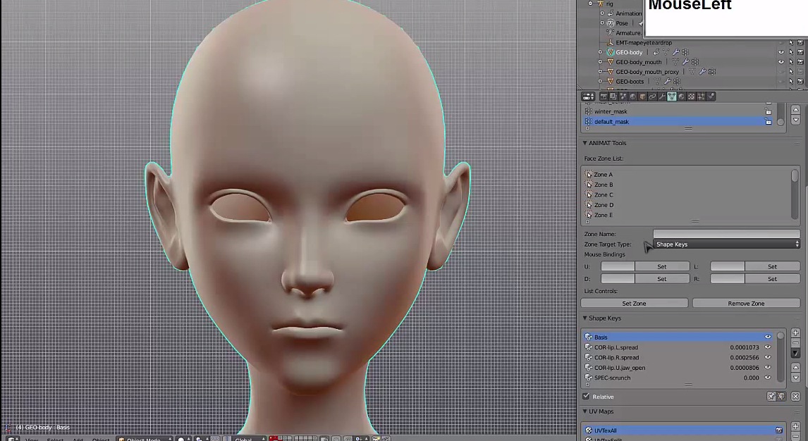 ANIMAT Widgetless, OnModel Animation in Blender BlenderNation