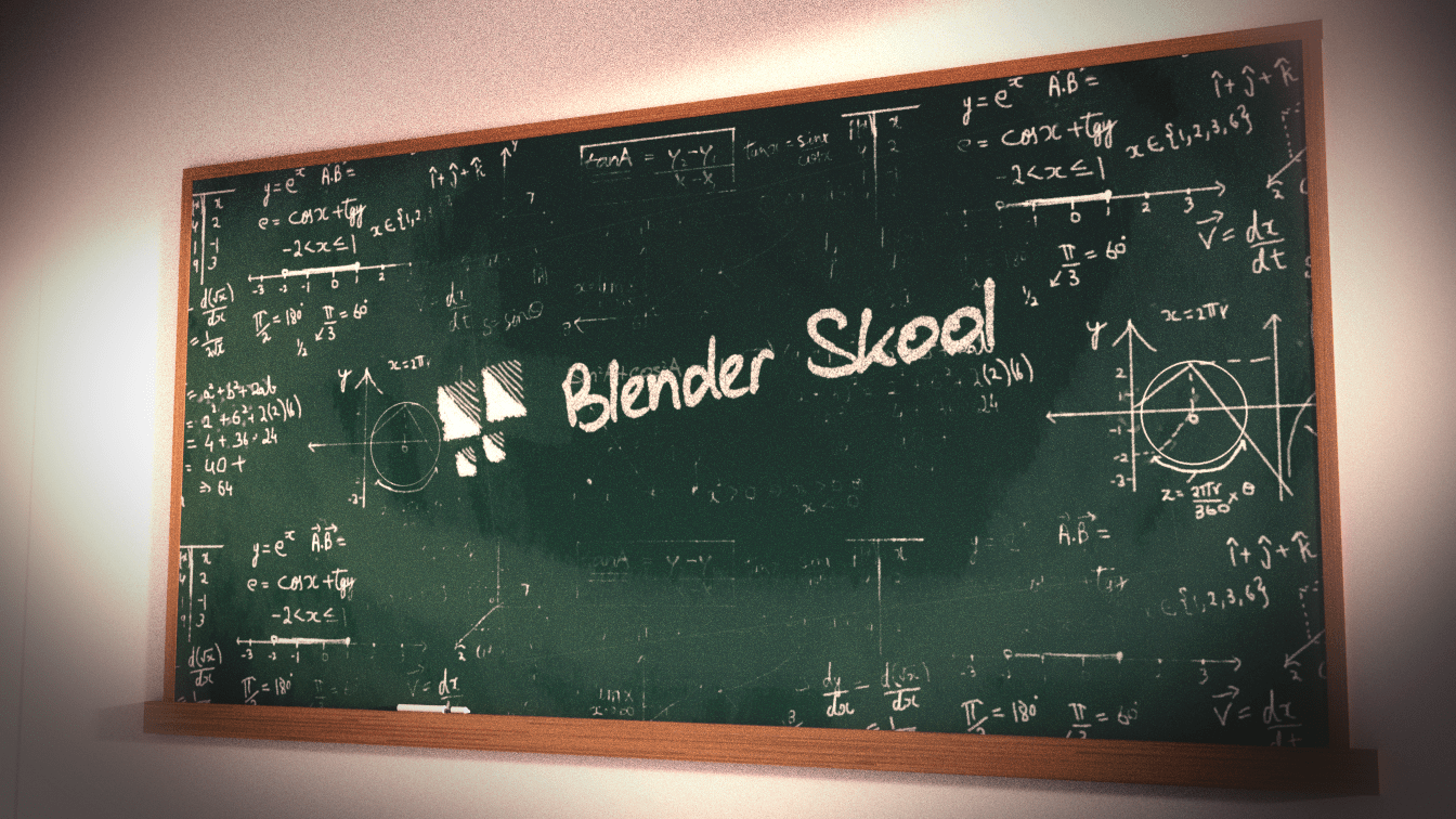 Creating a Chalk Board Text Effect BlenderNation