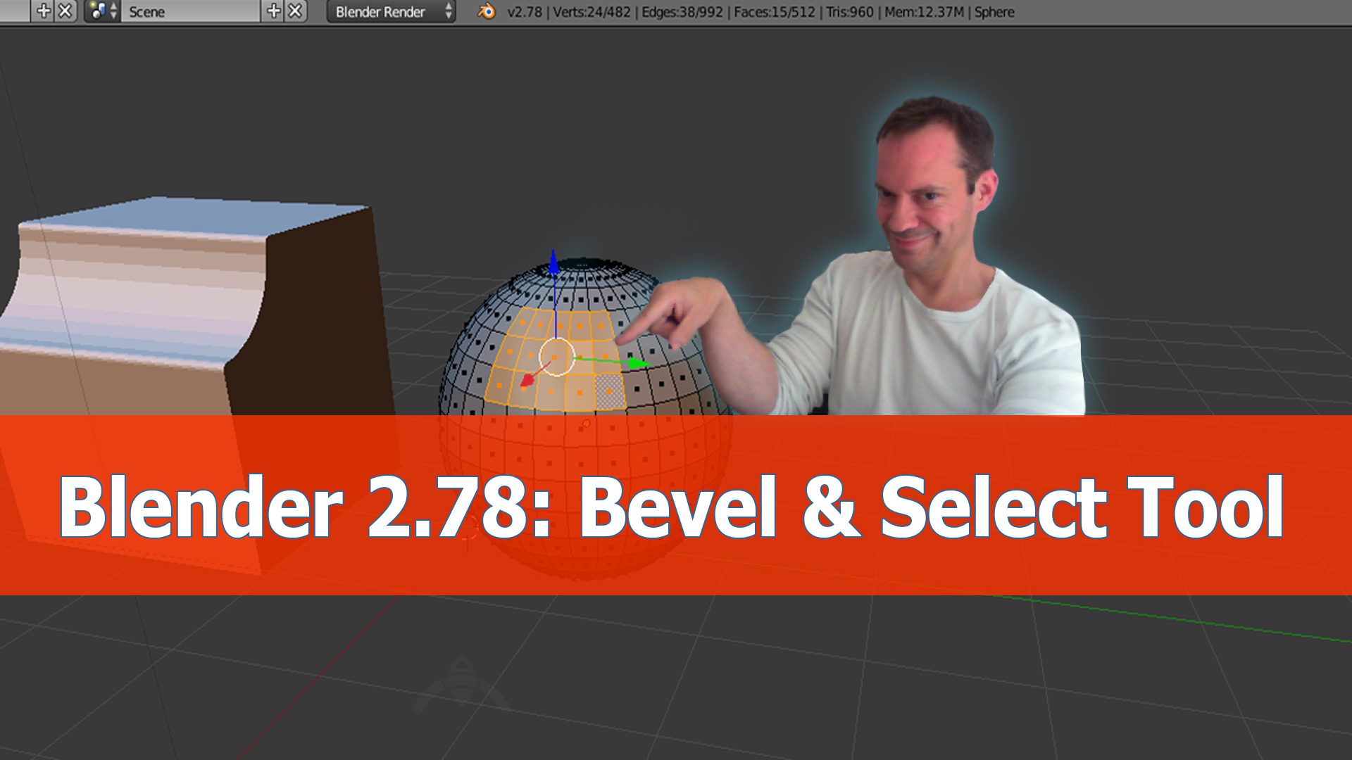 Blender 2.78 Bevel and select tool BlenderNation