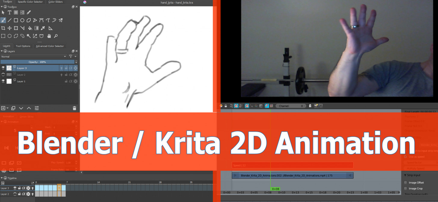 Tutorial Using Blender and Krita to create 2D animations BlenderNation