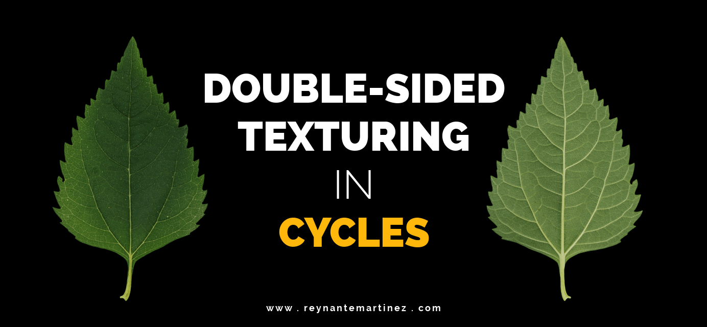 TUTORIAL DoubleSided Texturing in Cycles BlenderNation