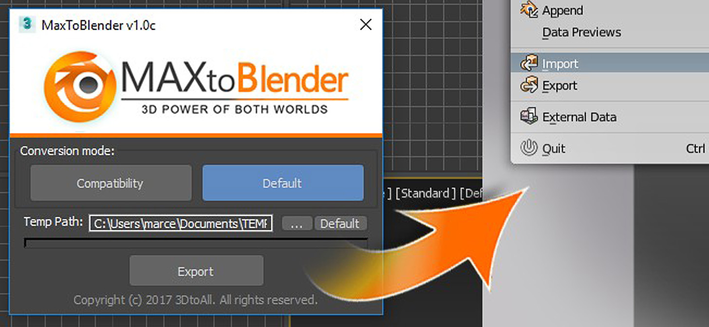 MaxToBlender Plugin Direct File Conversion [] BlenderNation