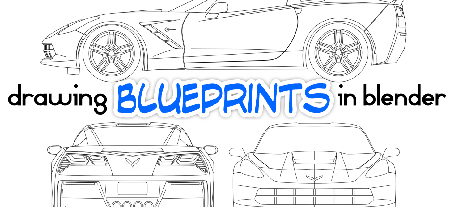 Drawing Car Blueprints in Blender BlenderNation