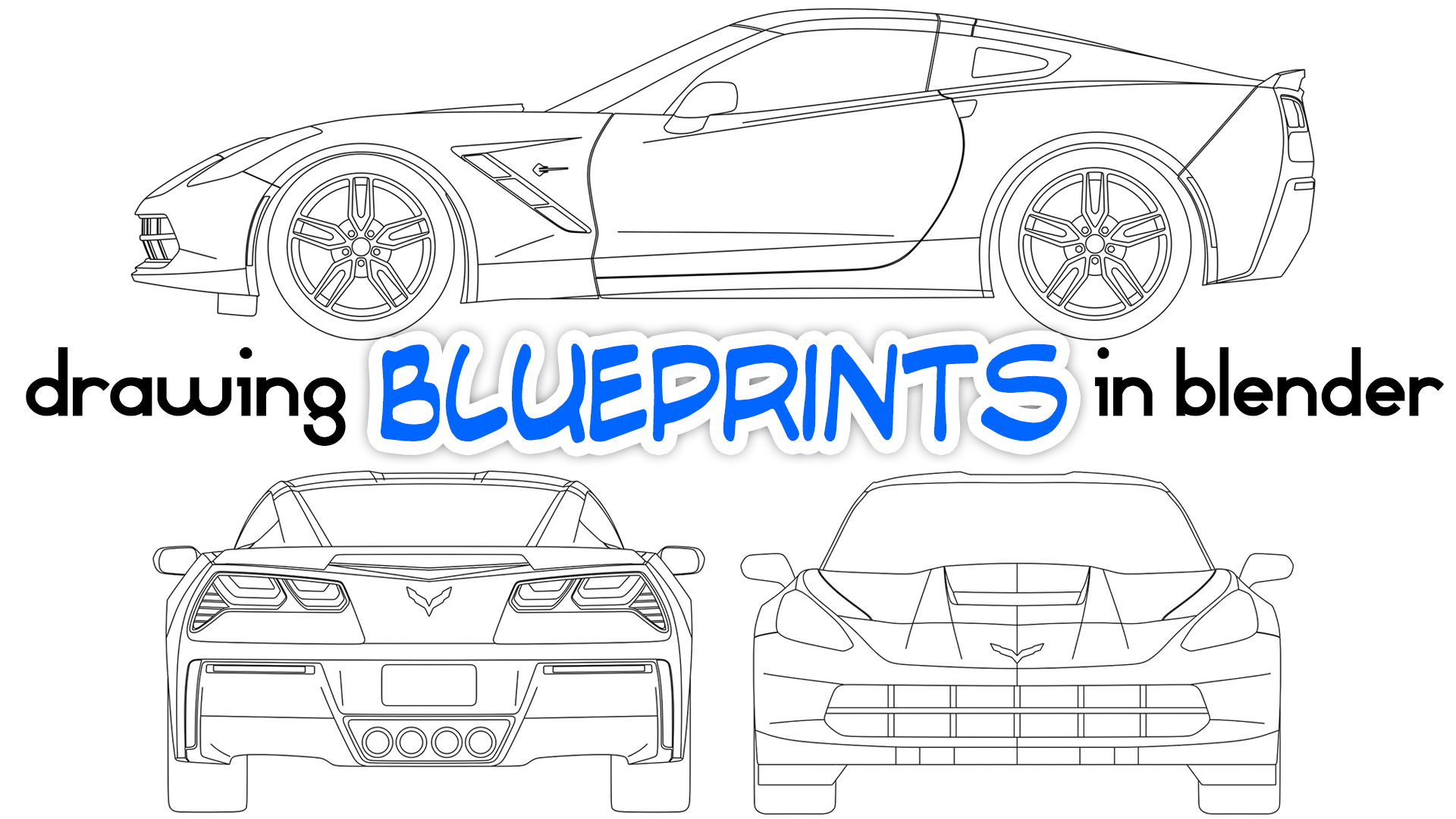 Drawing Car Blueprints in Blender BlenderNation