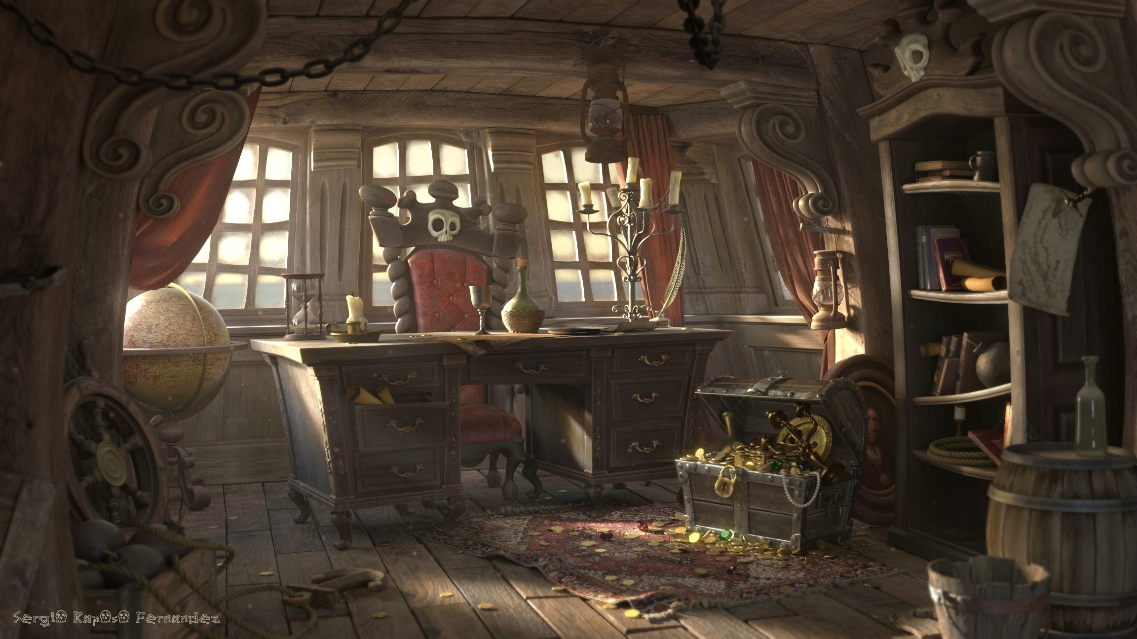 Image Pirate Cabin BlenderNation