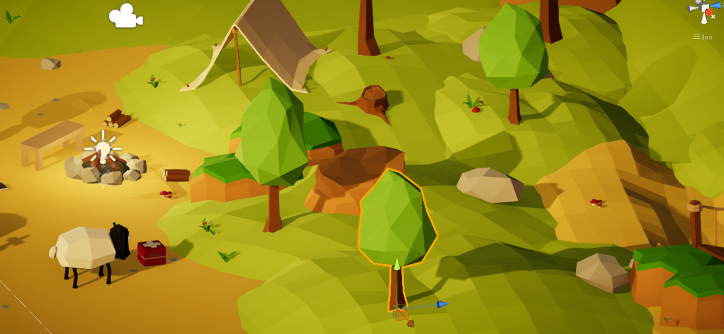 Low Poly Blender Tree Wind effect in Unity BlenderNation