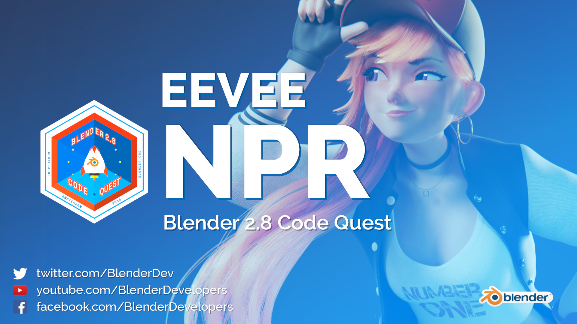 EEVEE NPR Blender 2.8 Code Quest BlenderNation