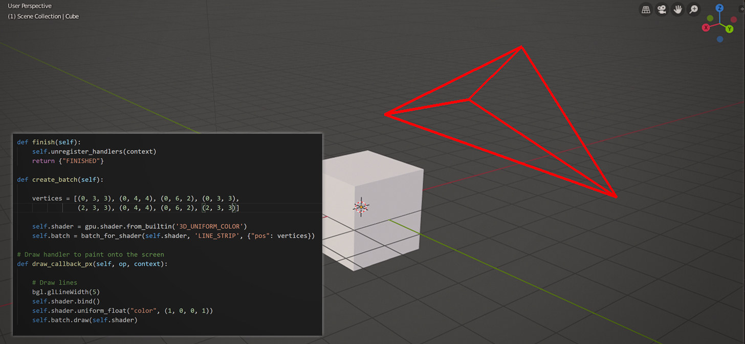 Blender 2.8 Python API GPU module BlenderNation