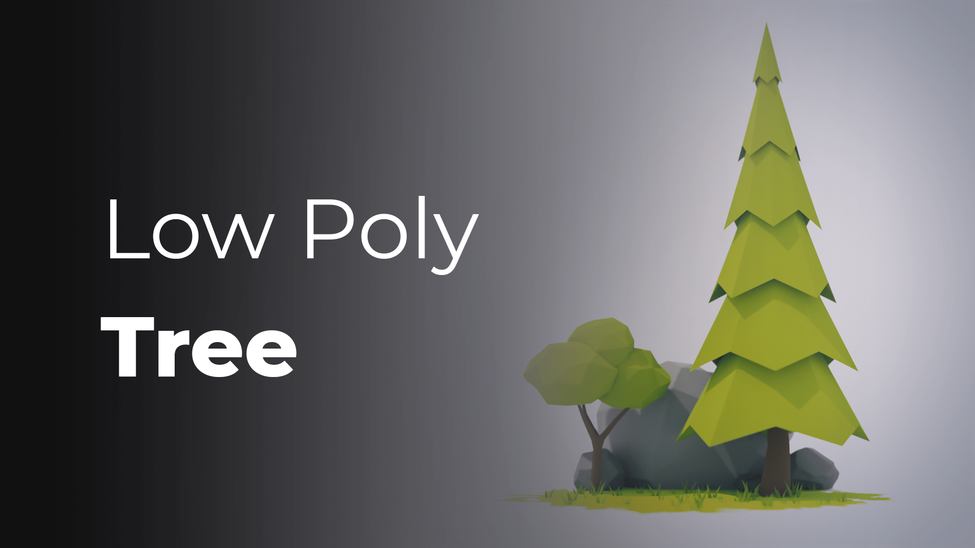 How to make a low poly tree in Blender 2.8! BlenderNation