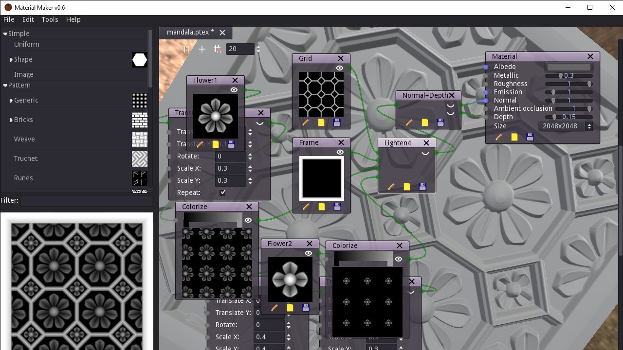 Check out promising opensource texturecreation tool Material Maker BlenderNation