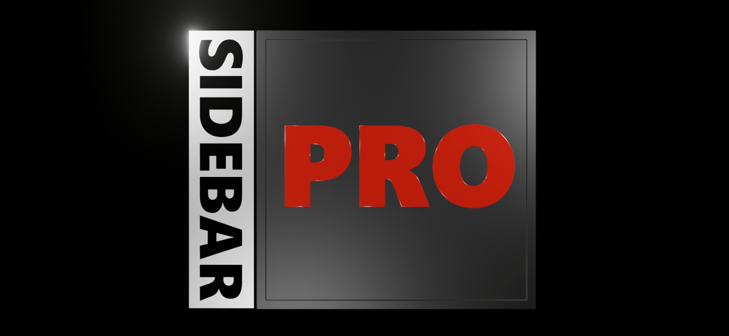 Pro Sidebar Addon BlenderNation