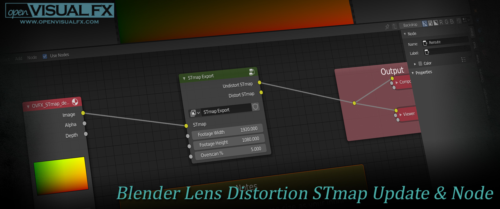 Blender Lens Distortion using STmaps Node BlenderNation